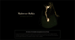 Desktop Screenshot of maitresse-balkis.com